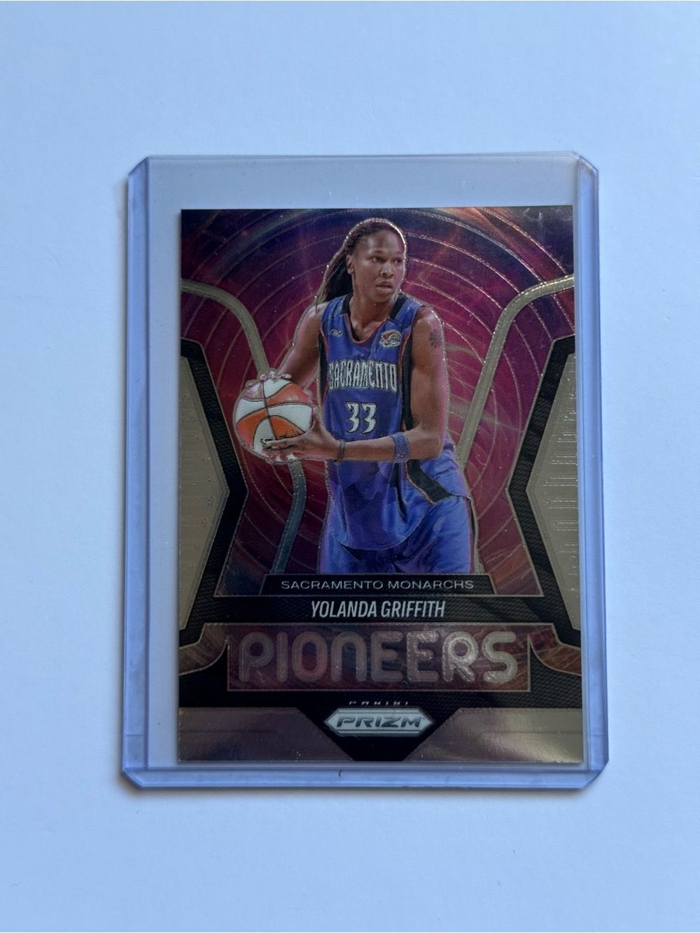 Panini Yolanda Griffith Sacramento Monarchs Card - Blue, Gold